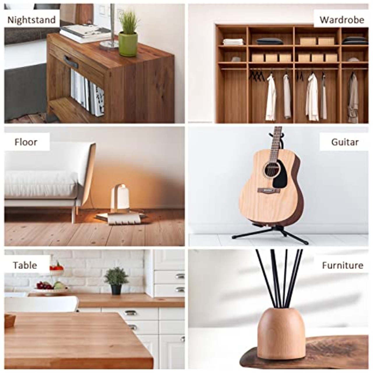 SEISSO 補修ペン 12色 キズ隠しペン 家具用 木製タッチアップペン キズ直し 補修 リペア フローリング 木工 木製の家具 ドア 床 傷 すりキズ用 汚れ ブラック グレー ホワイト マホガニー オーク チェリー ウォールナット カエデ チュスナット バーントシェンナ エスプレッソ バンブー