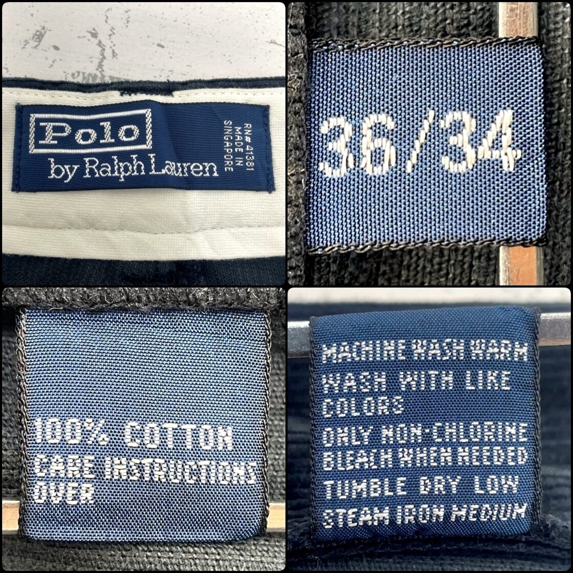 US古着】POLO RALPH LAUREN ポロラルフローレン コーデュロイパンツ 