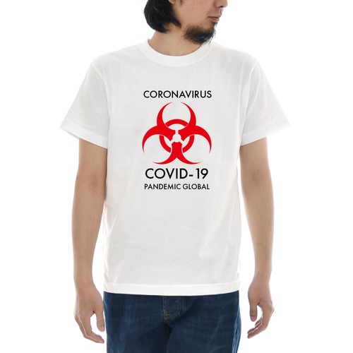 JUST ジャスト 半袖Tシャツ コロナ COVID-19
