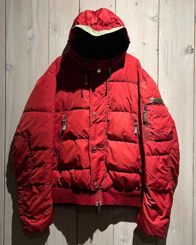 【a.k.a.C.a.k.a vintage】“PEUTEREY” Military Detail Padded Nylon Short Jacket