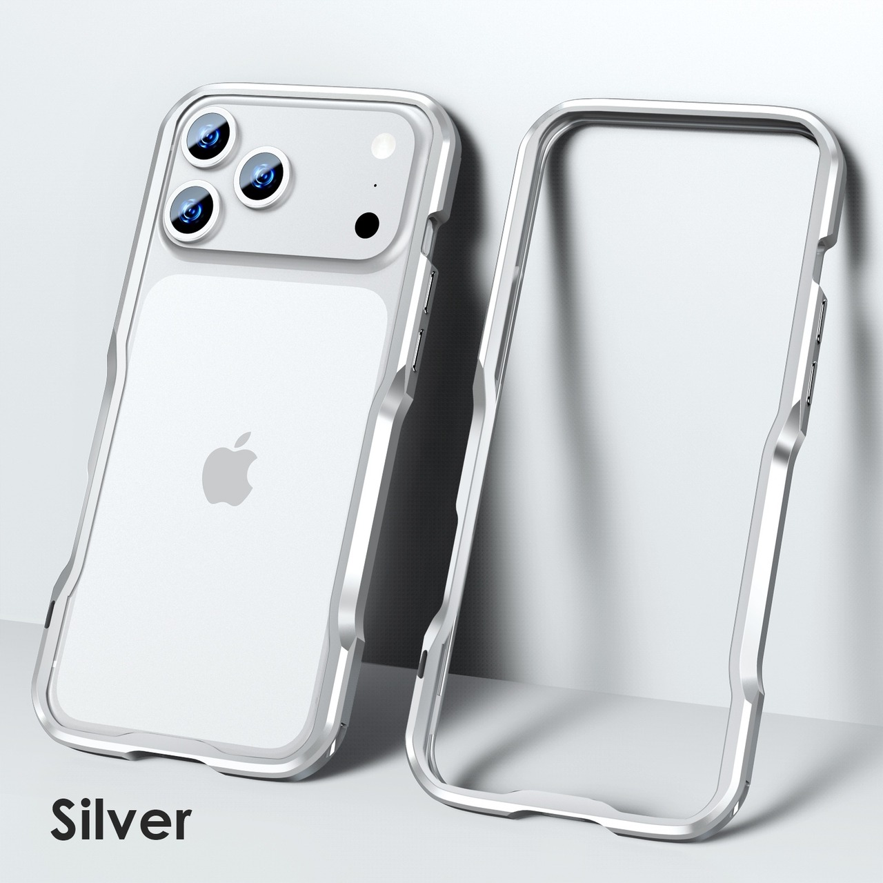 ◆iPhone 17/Pro/Pro Max/Air◆ Minimal Curve Metal Frame Case / ミニマル カーブ メタル フレーム スマホケース