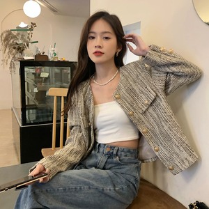 アウター ジャケット 袖あり 長袖 ラウンドネック 前開き 大人可愛い きれいめ シンプル 大人 上品 おしゃれ お洒落 かっこいい 大人女子 こなれ感 エレガント 主役級 存在感 春 秋 冬 2022 2023 10代 20代 30代 40代 レディース 女性用 女の子 学生 通学 デート お出かけ 女子会 休日 普段使い 重ね着 ファッション コーデ スタイル 防寒 モテ フリーサイズ