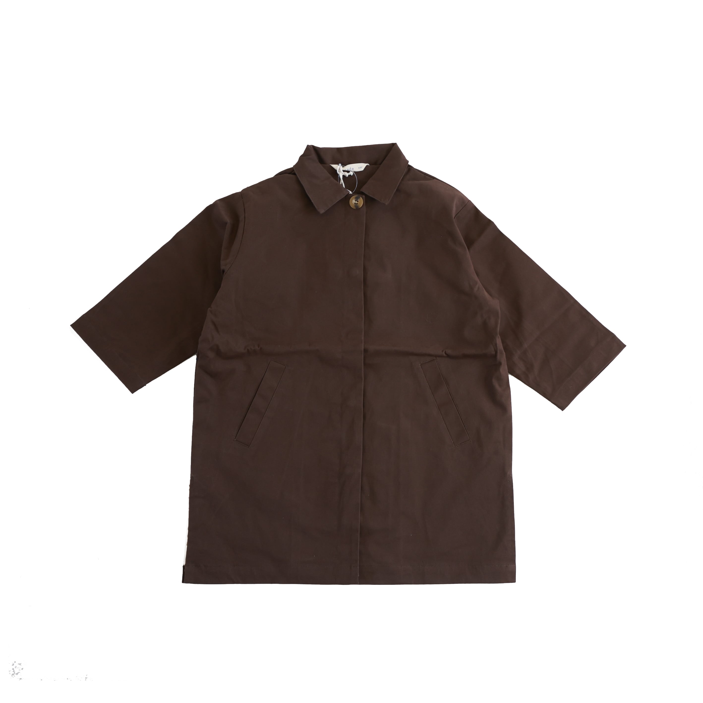 Façade / Soft Waxed Coat / Coffee / 4-5Y〜8-10Y