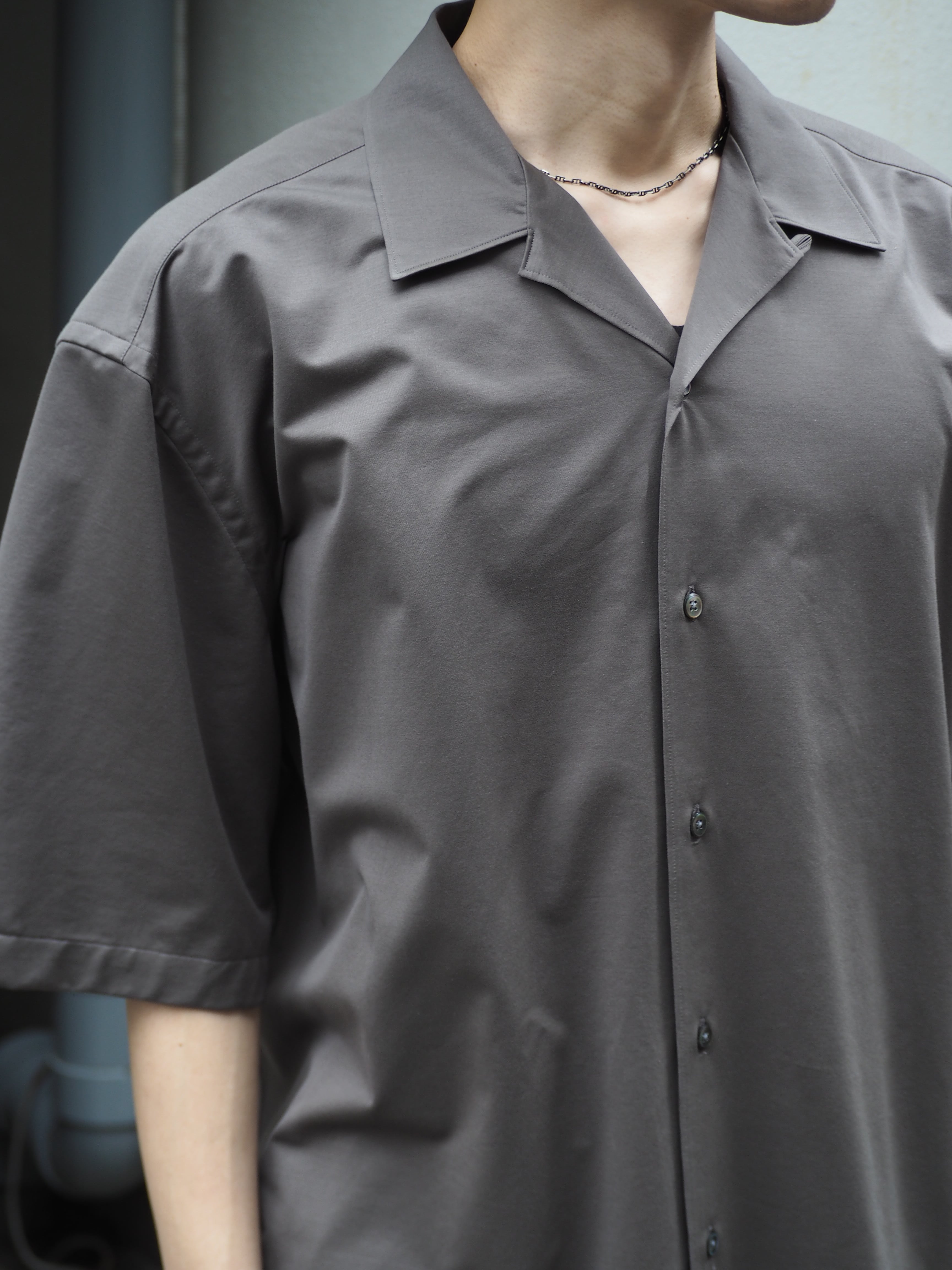 LAST1】KANEMASA PHIL. 46G Ether Shirt(CHARCOAL) | novastore(ノヴァ