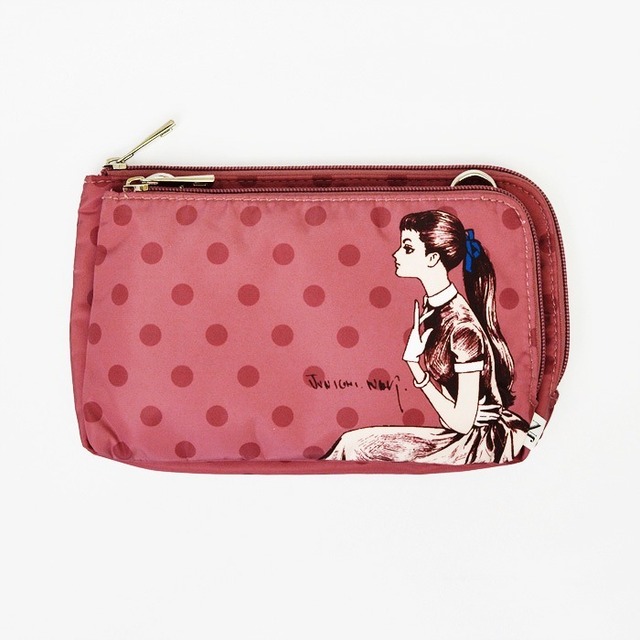 【訳あり品 / 30%OFF】《中原淳一×ヨークス》ポシェット・ピンク [ミニショルダー サコッシュ]