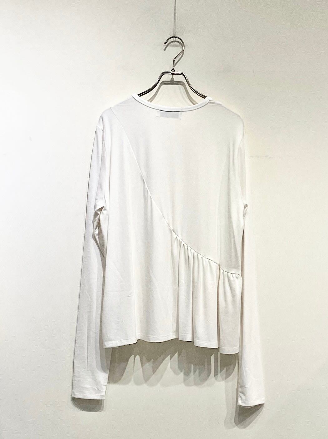 CYAN TOKYO アシメギャザーウォームTOPS