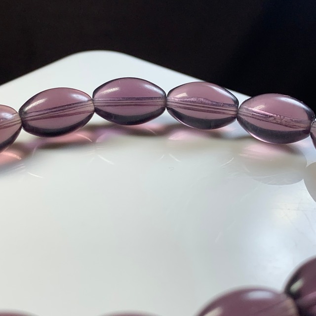 希少カラー✩大人可愛いフローライトブレスレットーRICEー