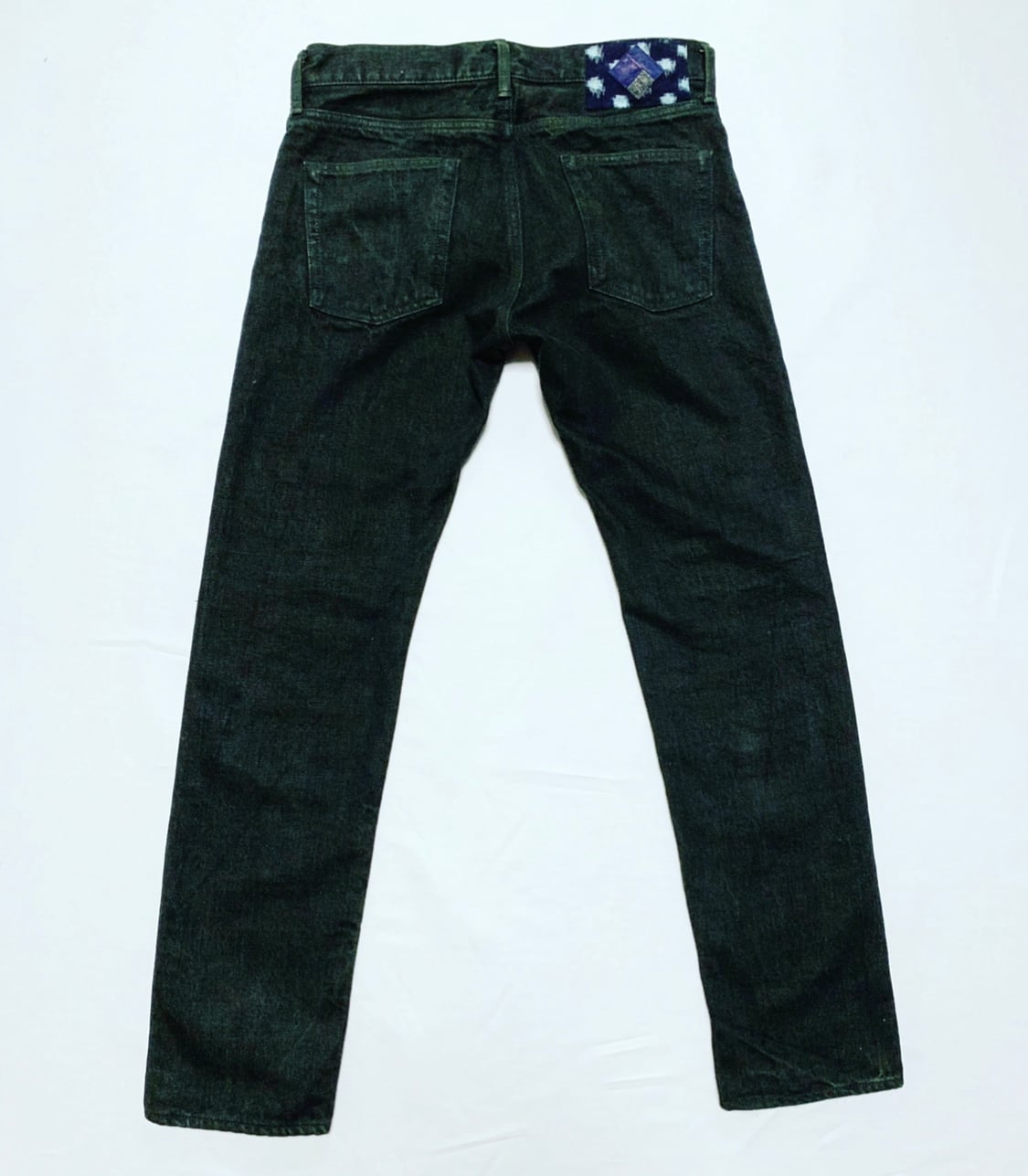 18AW 硫化染めブラックデニムダメージパンツ/Sulfide dyeing 18AW 硫化染めブラックデニムダメージパンツ/Sulfide dyeing