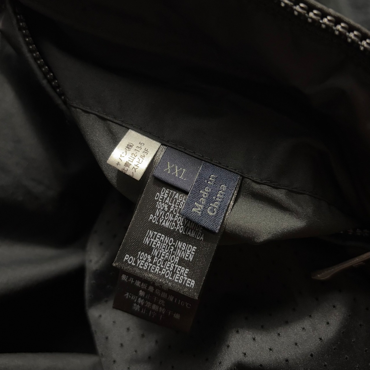 ZEGNA SPORT black cotton drizzler jacket