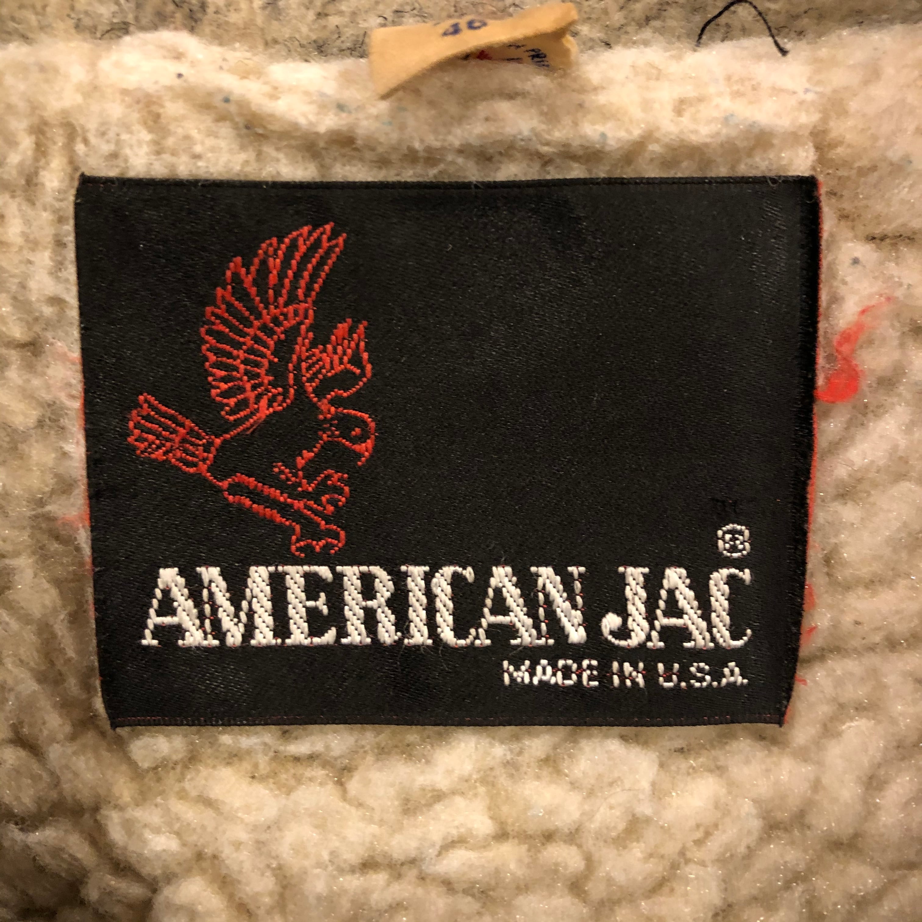 80s American Jac Boa Jacket | VOSTOK