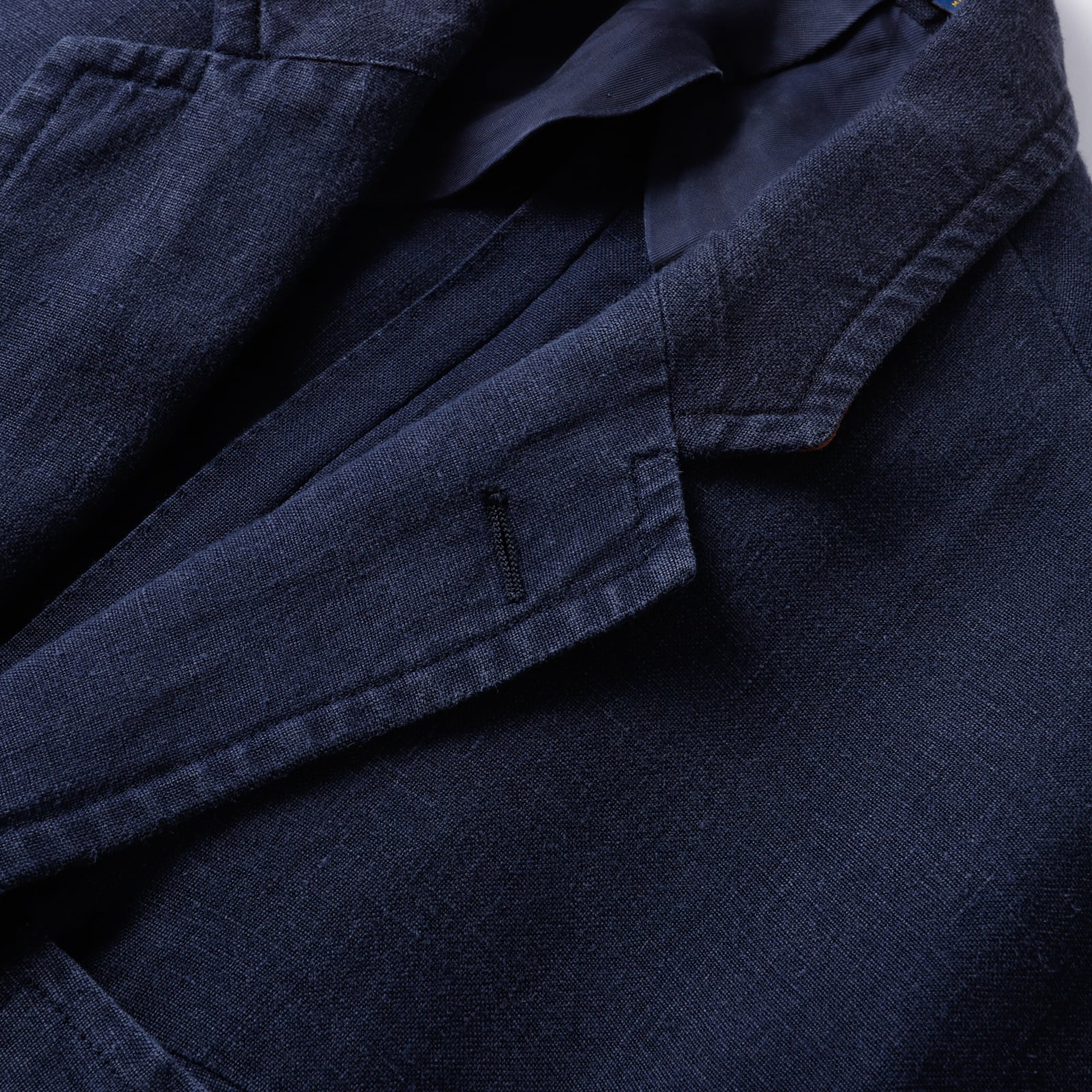 美品】Ralph Lauren special linen Jacket navy blazer made in Italy