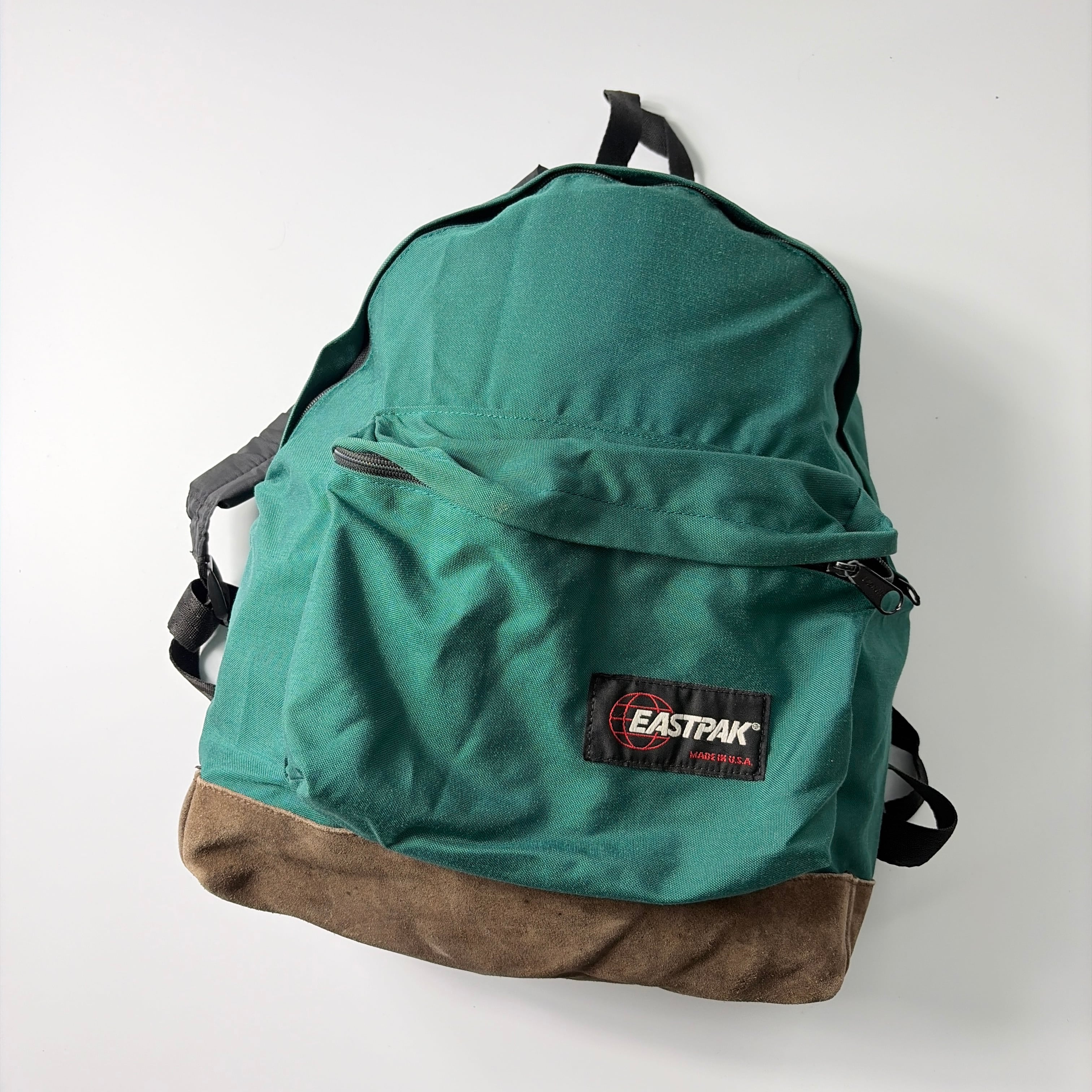 90s EASTPAK suede backpack made in usa