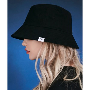 [VARZAR] Herringbone label bucket hat black  正規品 韓国ブランド 韓国ファッション 韓国代行 ハット