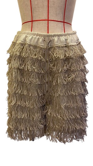 【27SS | 先行予約】FUMIE TANAKA フミエタナカ / パンツ /  metal fringe short PA