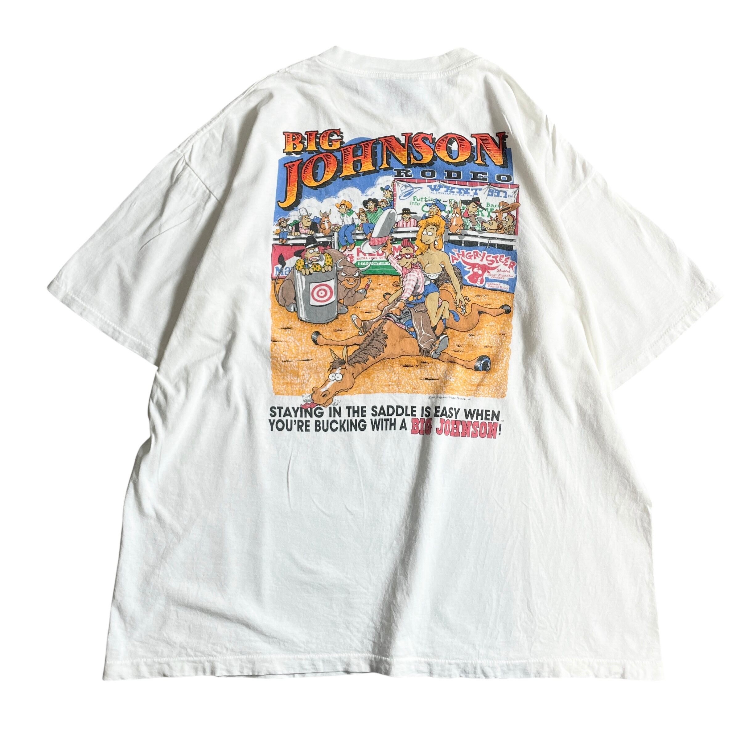90s USA製 BIG JOHNSON ロデオ vintage T-shirt