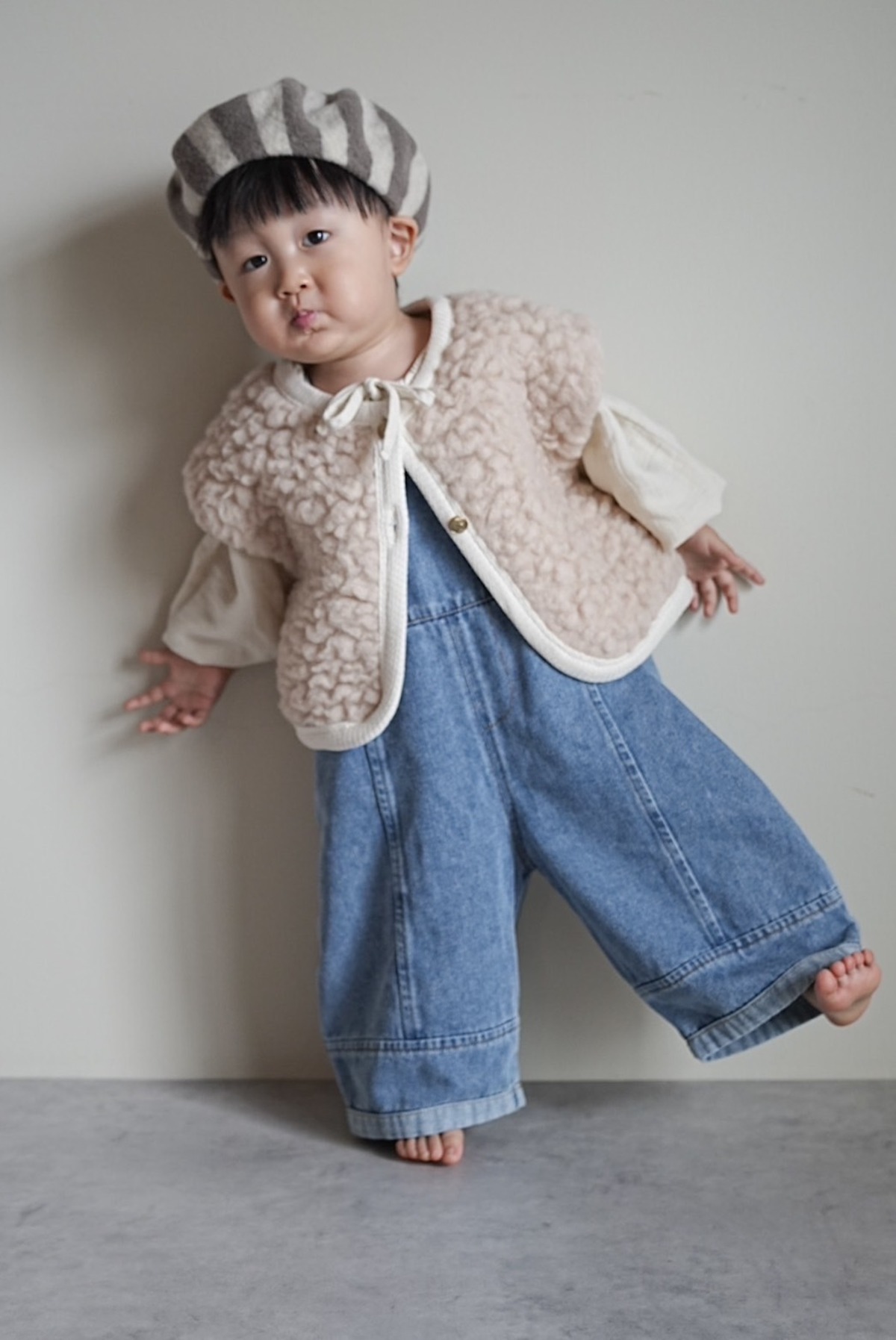 bebe organic】Laine Vest | ptipie