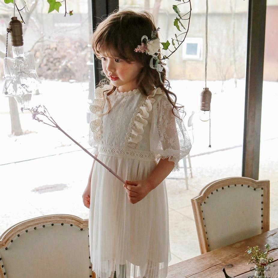 Sold Out Flo ジャスミンワンピース Jasmine One Piece 2colors 子供服 Capucapu