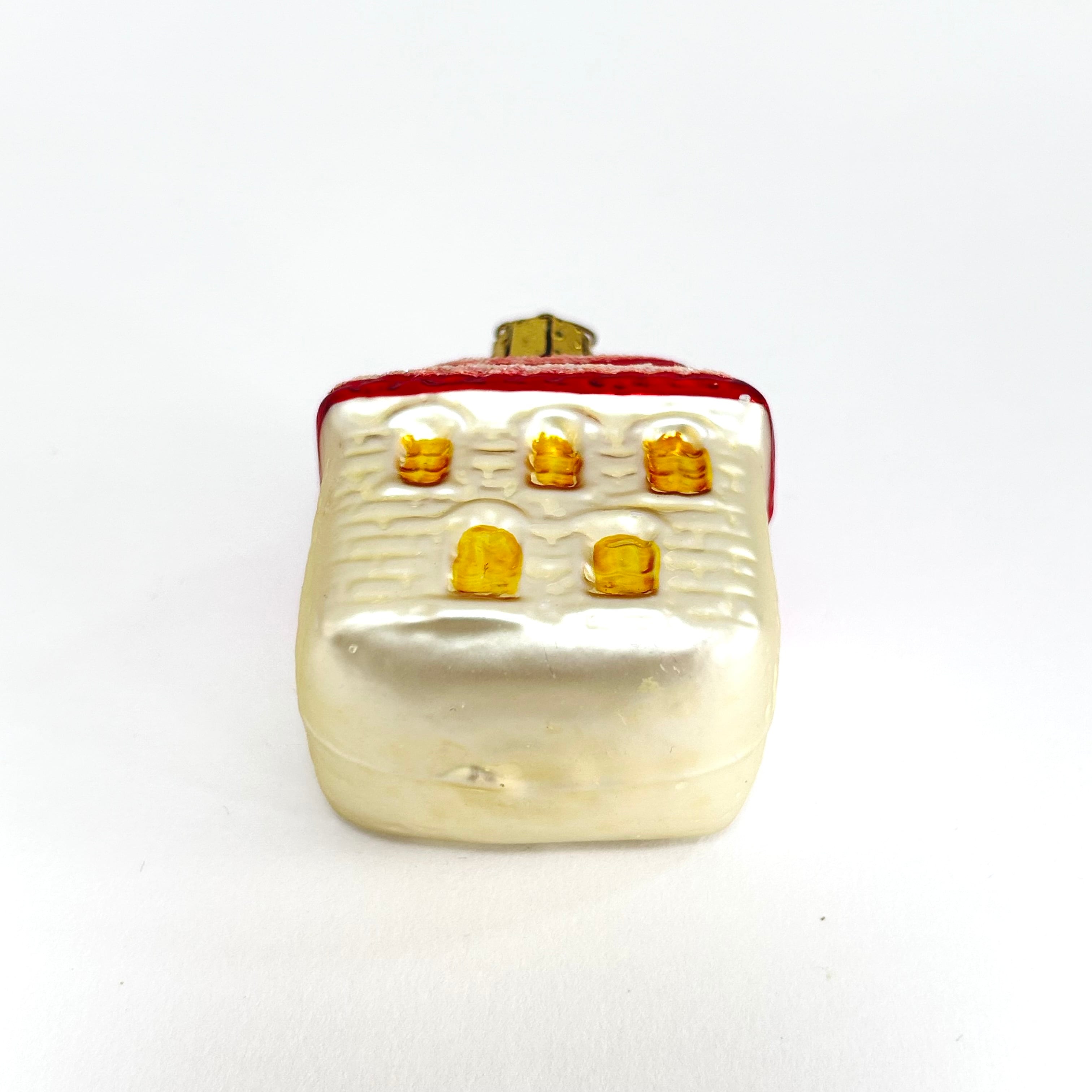 ビンテージ Christborn 家 ドイツ製 ガラスオーナメント 8cm