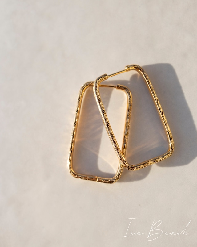 square hoop pierce