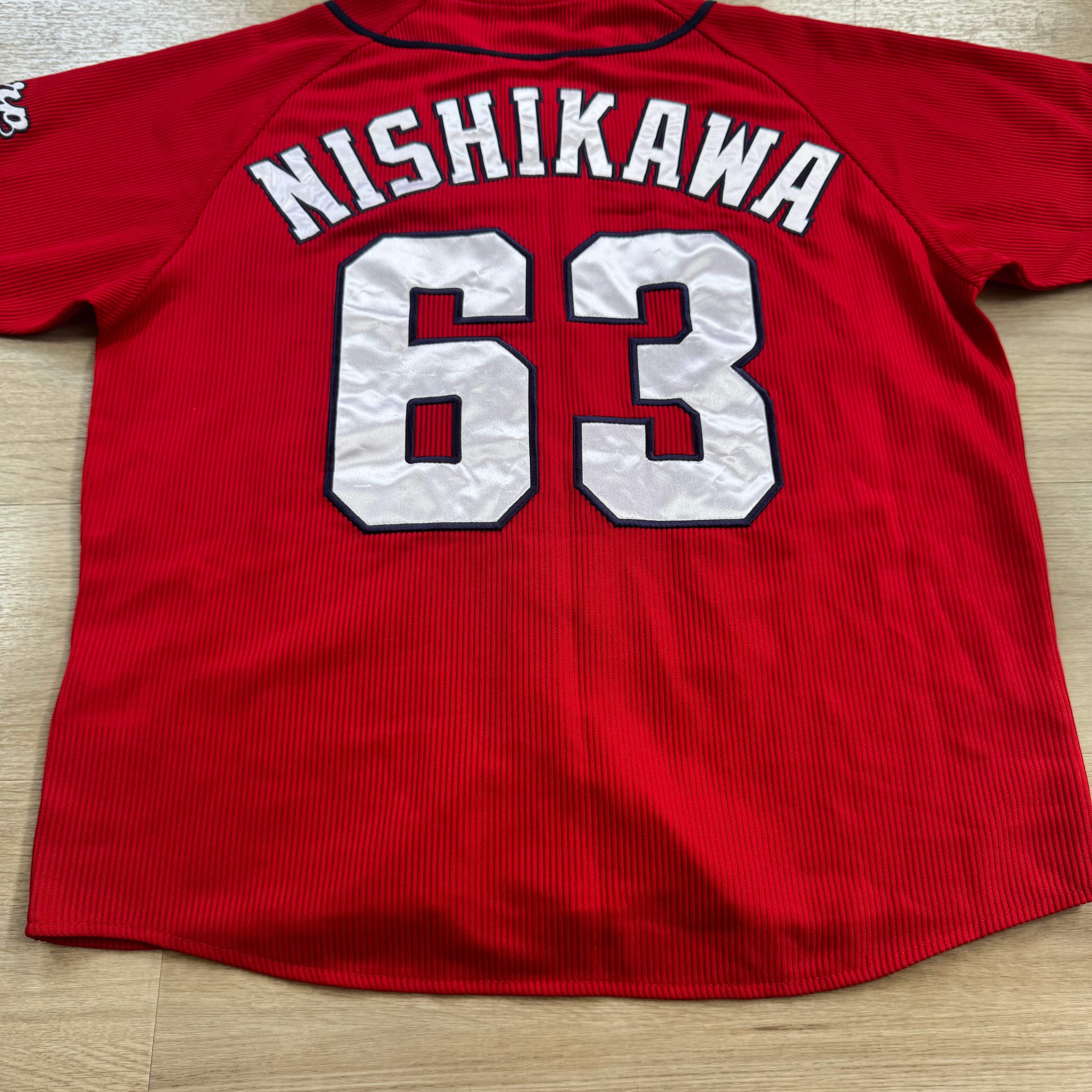 広島東洋カープ 西川龍馬 #63 Sサイズ ハイクオリティユニフォーム