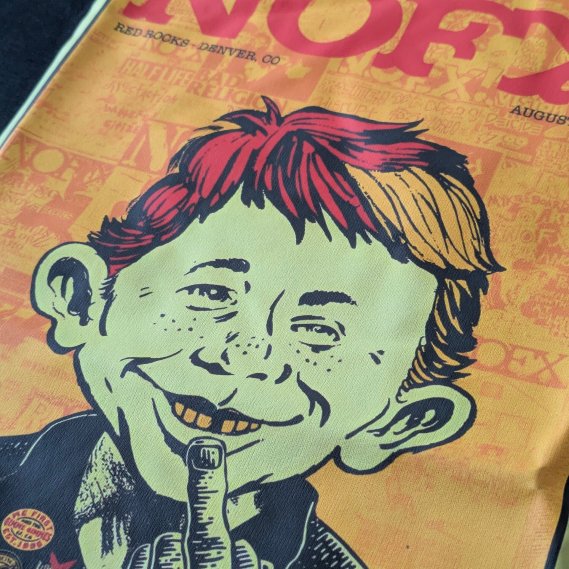 再入荷！【 NOFX（ノーエフエックス）】MAD アルフレッド・E・ニューマン / バンドTシャツ/ Tシャツ〚アメリカン雑貨 アメトイ〛