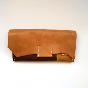 シュリンクレザーハギレ長財布