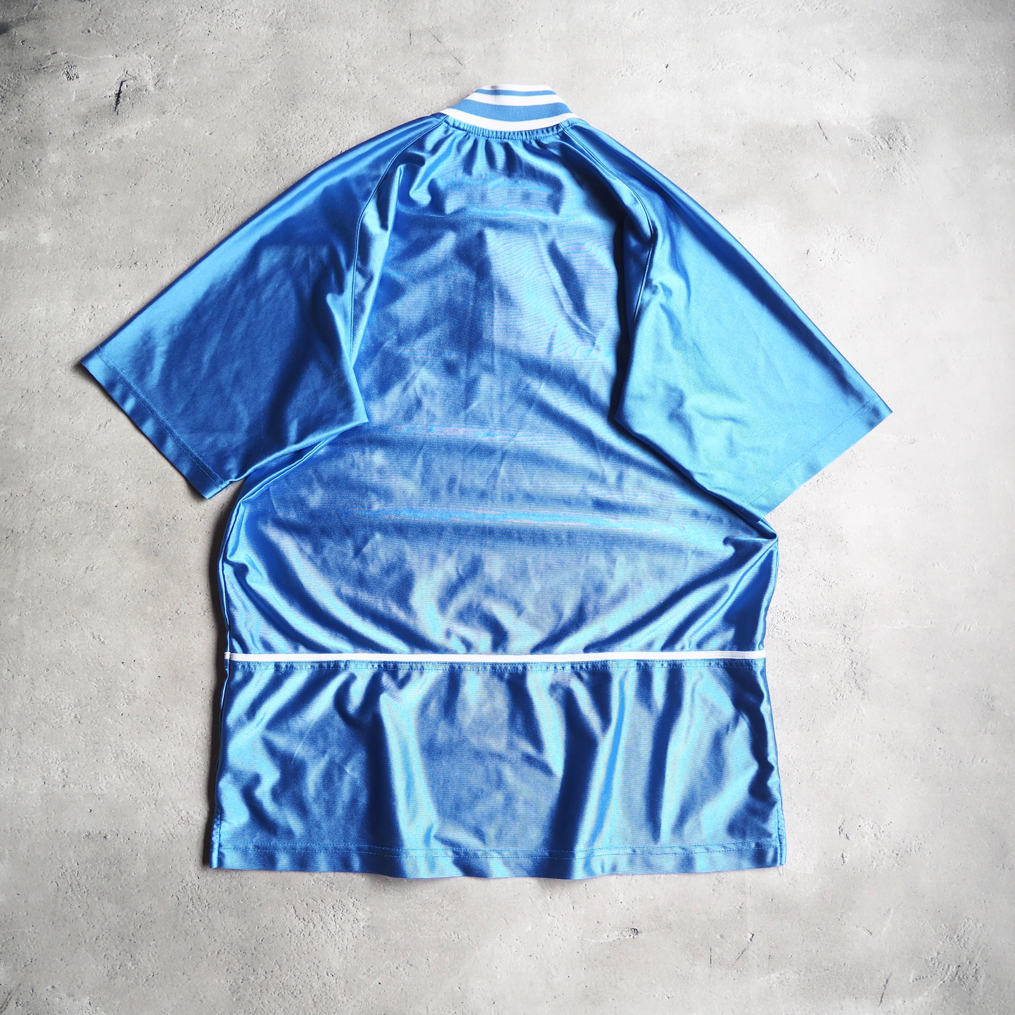 2000s ” NIKE ” Light Blue × White Bi color Game shirt