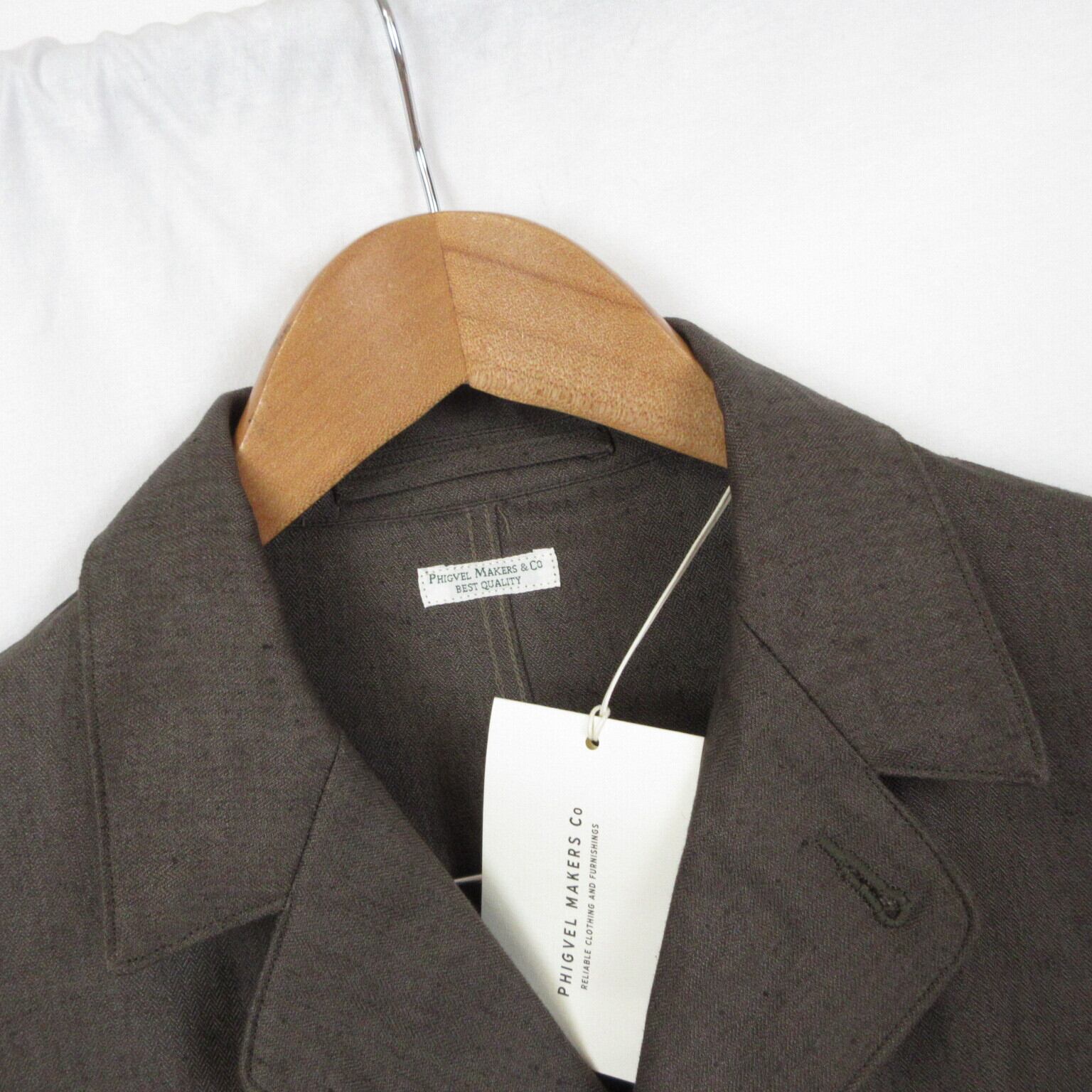 新品 PHIGVEL LINEN ATELIER JACKET リネン アトリエ ジャケット