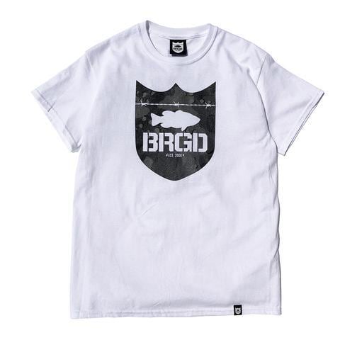 LAKE CAMO SHIELD LOGO TEE / WHITE-LAKE CAMO D・BLACK