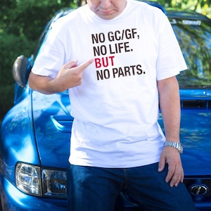 Tシャツ『IMPIZM』[NO GC/GF, NO LIFE. BUT NO PARTS.]-T／White
