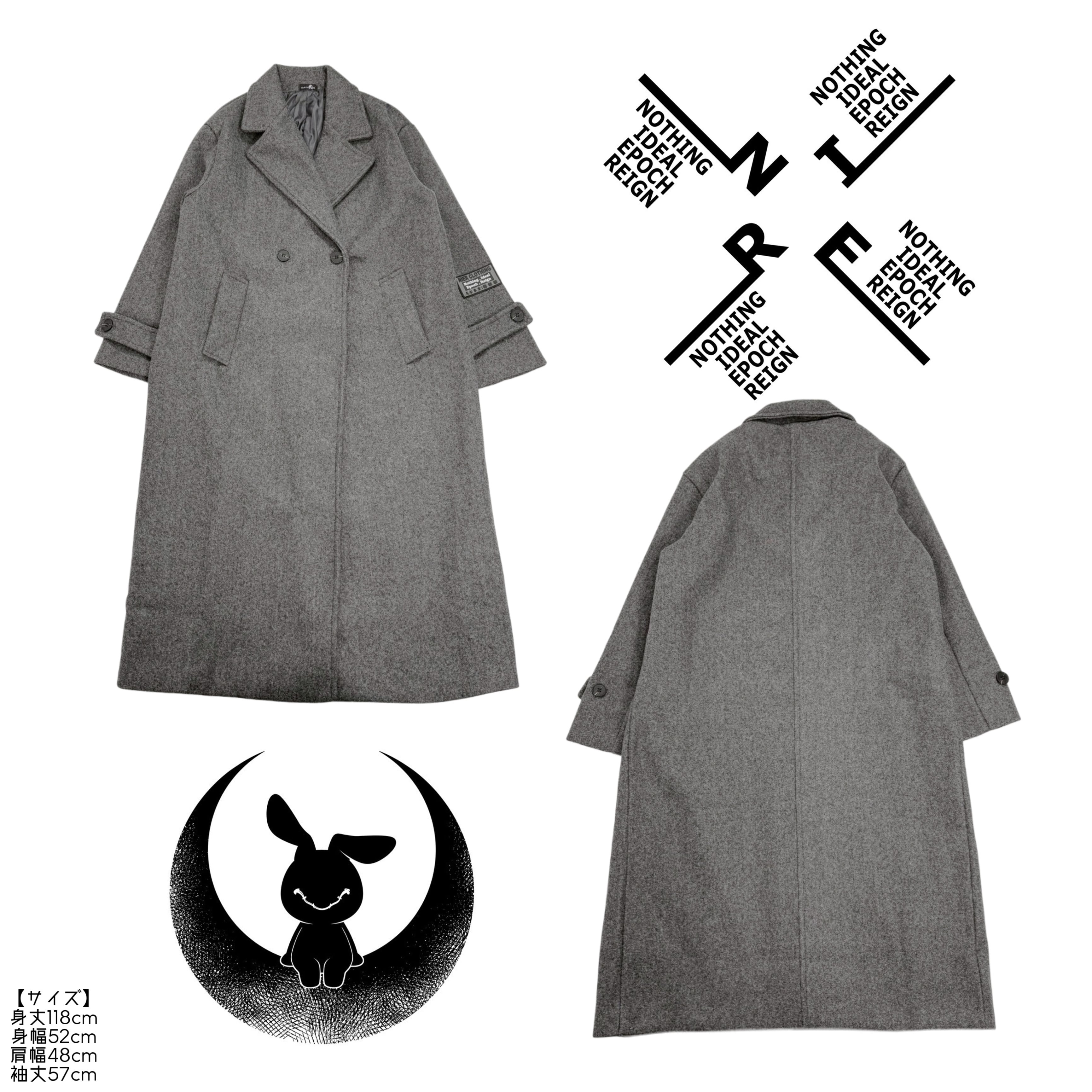 MEN'S重厚LONG GRAY COAT | NIER CLOTHING