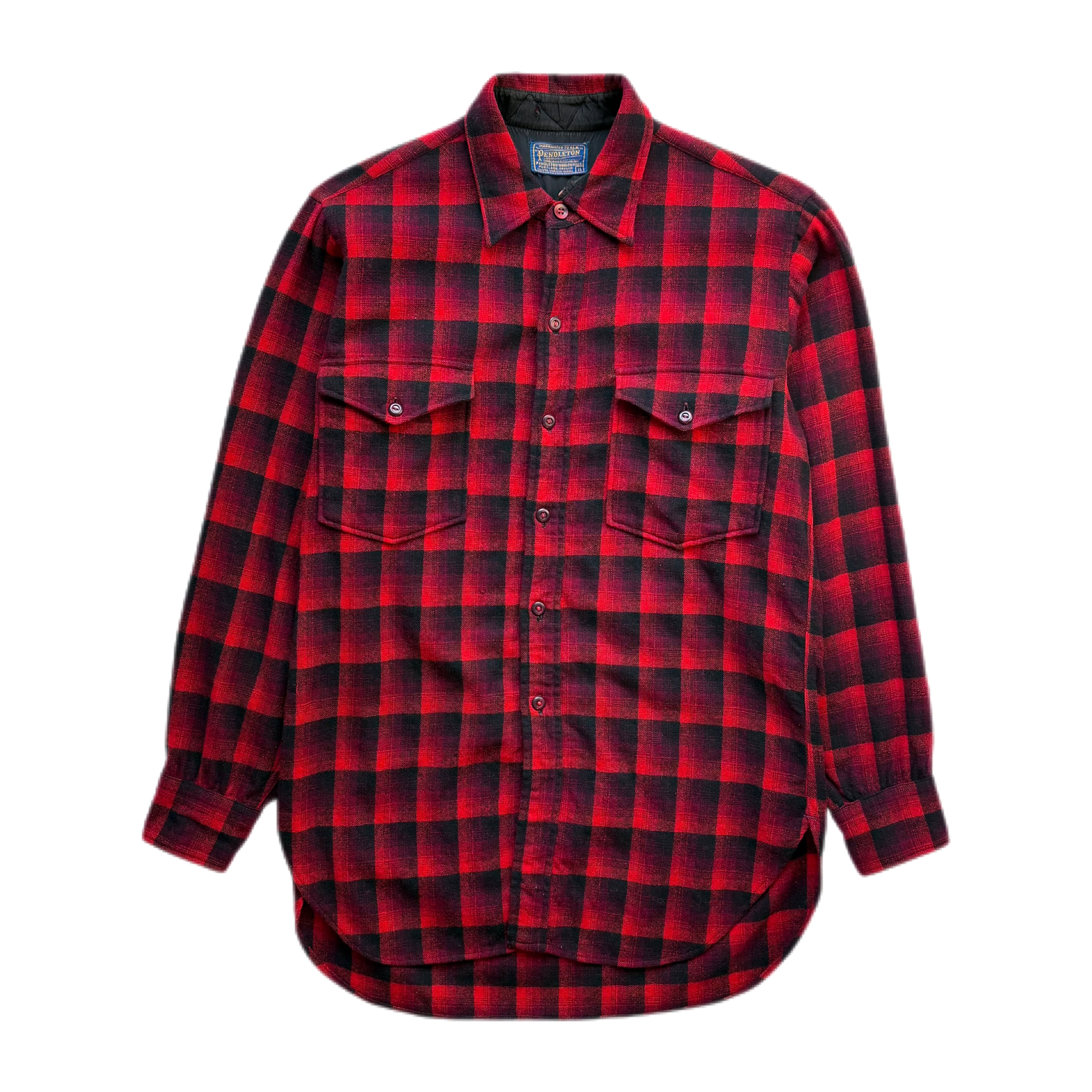 50s Pendleton Ombre Check Wool Shirt 【M】 | Pay ID 50s Pendleton Ombre Check Wool Shirt 【M】 | Pay ID