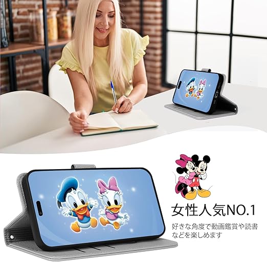 Qribo 対応【aquos wish 5 用手帳ケース】AQUOS wish5 ケース 手帳型
