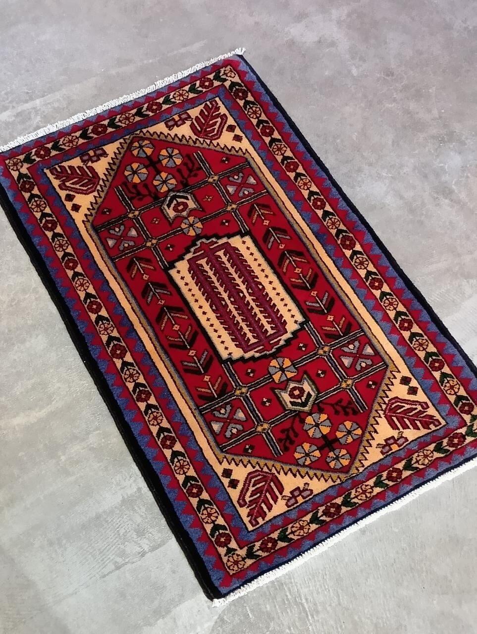 ゾランヴァリ ギャッベ 93×62cm ZOLLANVARI