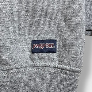 JANSPORT MEXICO製 カレッジパーカー カレッジロゴ アーチロゴ プルオーバー スウェット フーディー M グレー ピッツバーグ大学 University of Pittsburgh ジャンスポーツ us古着