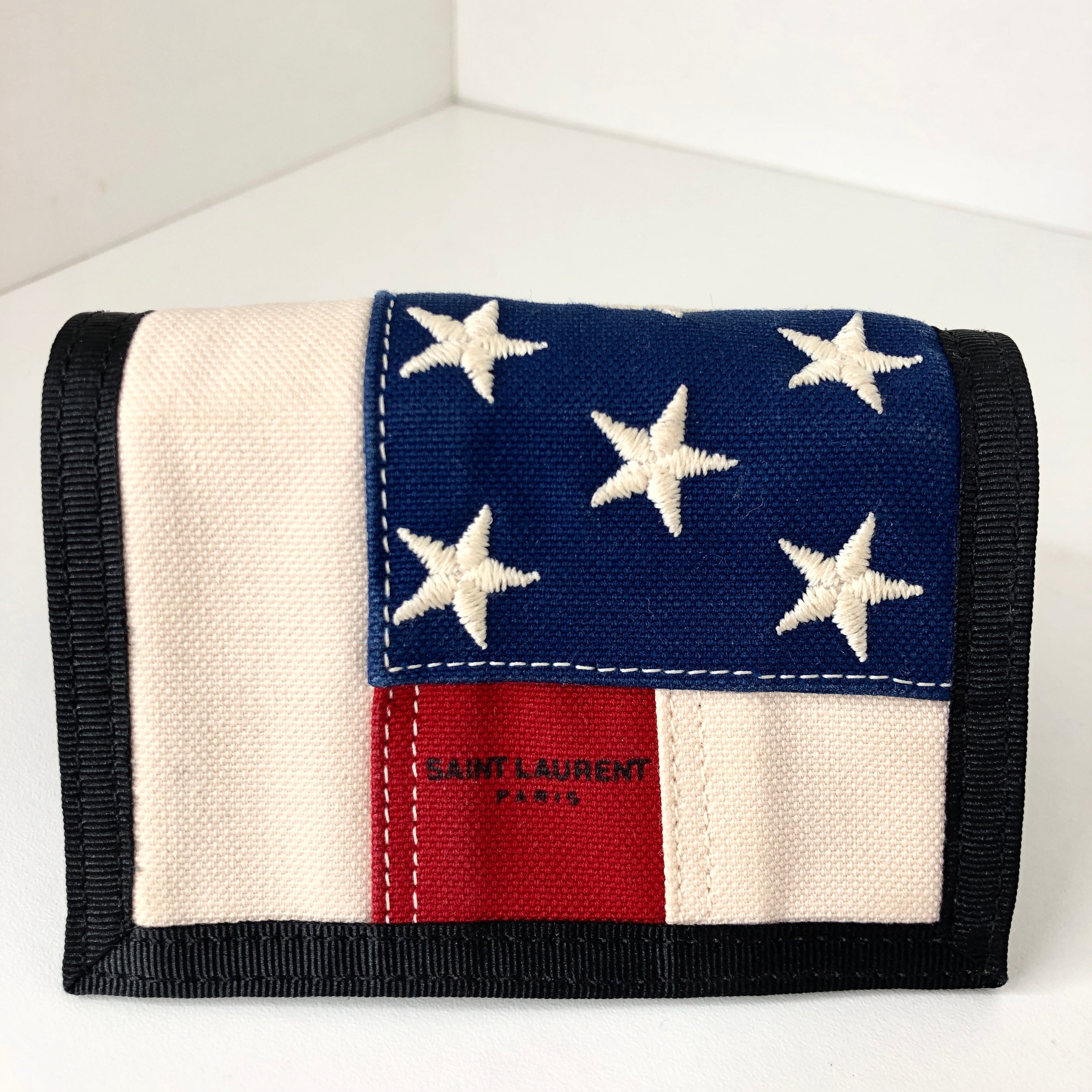2019ss SAINT LAURENT American Flag wallet | MIKOTONORI.