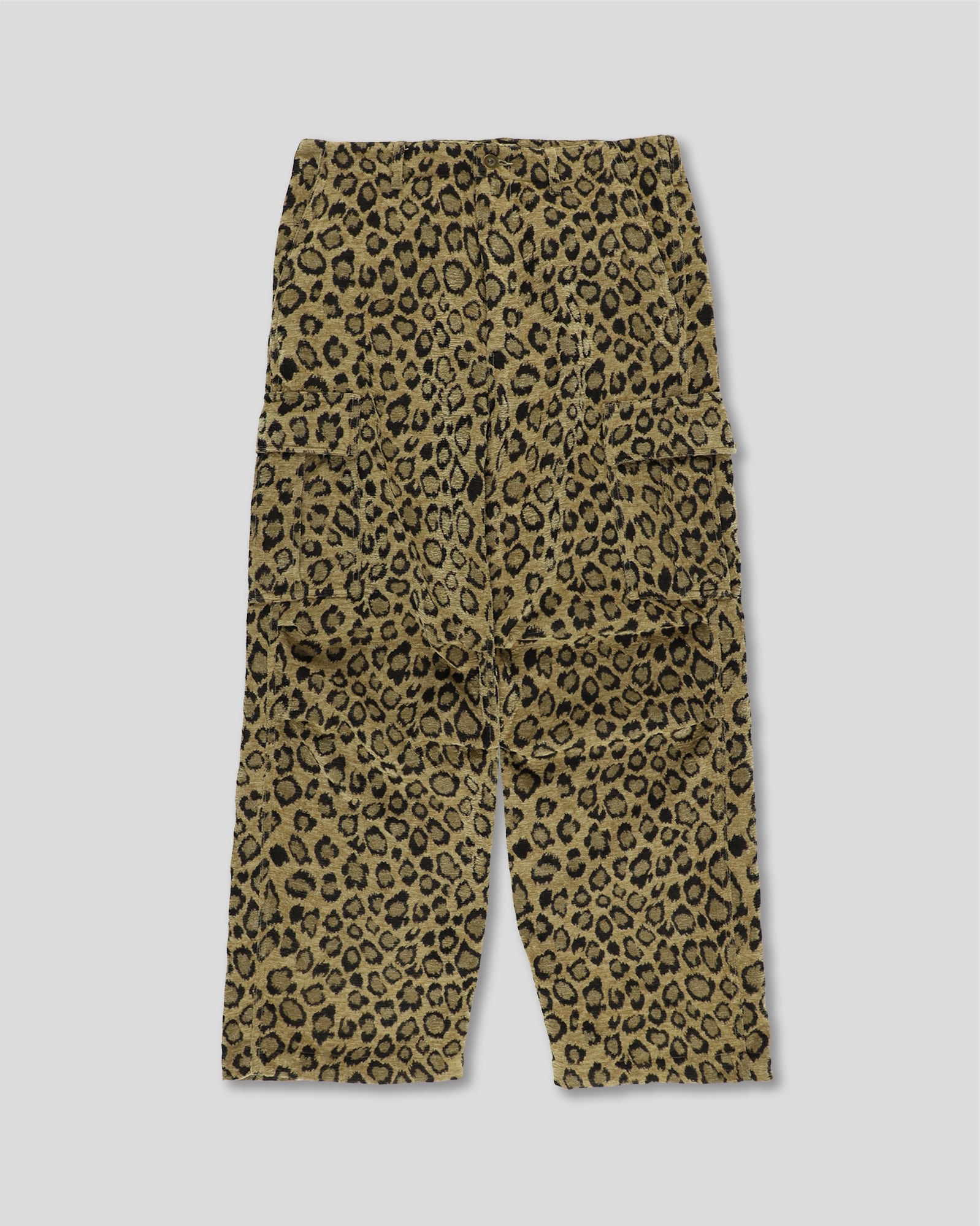 LEOPARD CARGO PANTS