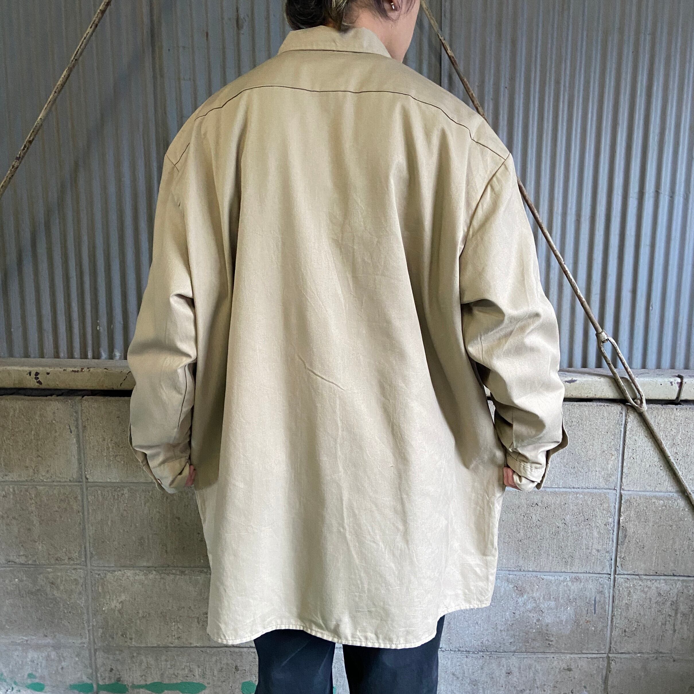 スーパービッグサイズ Dickies ディッキーズ 企業ロゴ刺繍 長袖 スーパービッグサイズ Dickies ディッキーズ 企業ロゴ刺繍 長袖