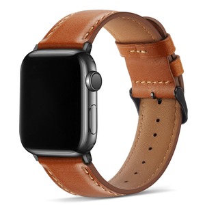 【新着特価】コンパチブル Apple Watch バンド 42mm(シリーズ 11/10) 41mm 40mm 38mmアップルウォッチ バンド， 高級 本革 交換バンド ビジネス Apple Watch シリーズ11/10/9/8/7/6/5/4/3/2/1/SE3/SE2/SE 用 (クラシックブラウン)