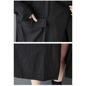 オーバーサイズ ロング トレンチ コート  00285