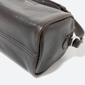 PRADA ナッパレザー ショルダーバッグ ダークブラウン