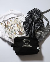 WV / Boobs Club Pouch  White T-Shirt Set