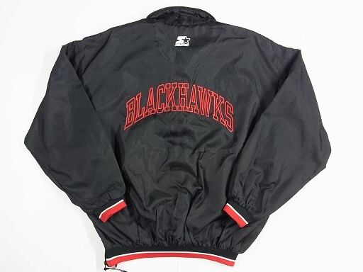 90's NHL CHICAGO BLACKHAWKS STARTER ハーフジップ ナイロン 90's NHL CHICAGO BLACKHAWKS STARTER ハーフジップ ナイロン