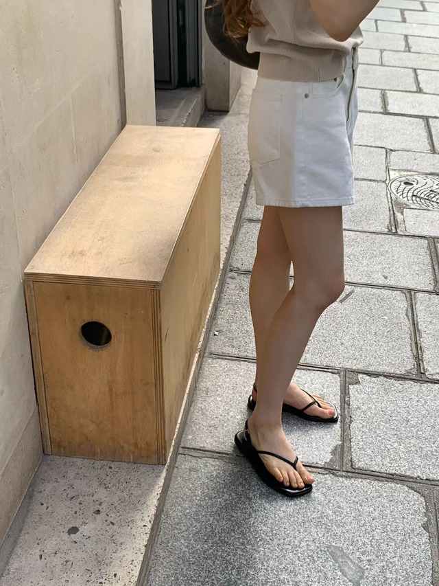 (即納) ounce / Mono strap sandal 1color