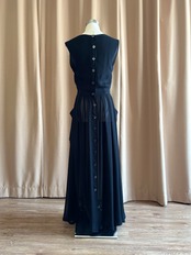 MADE IN ITALY black sheer dress-5138-7
