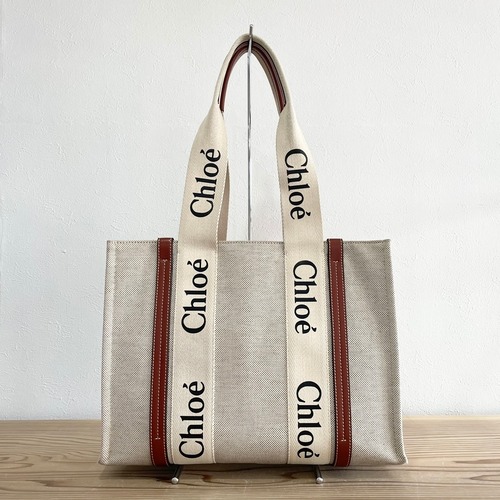 Chloe クロエ woody ミディアムトートバッグ
