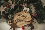 【クリスマス2024】クリスマスオーナメント3つセット（星型/トナカイ型）