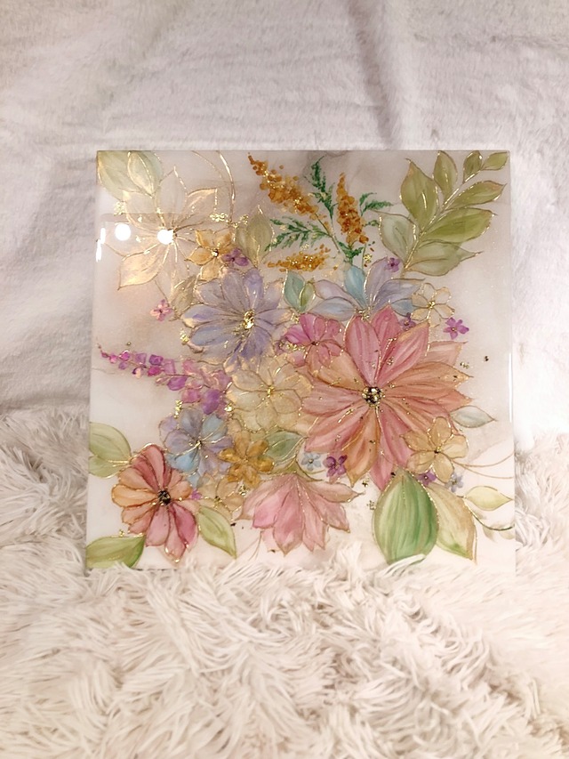 【アートパネル】春爛漫ブーケ