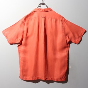 稀少 極美品 L コーラルオレンジ Caldwell ポロラルフローレン 半袖開襟シャツ