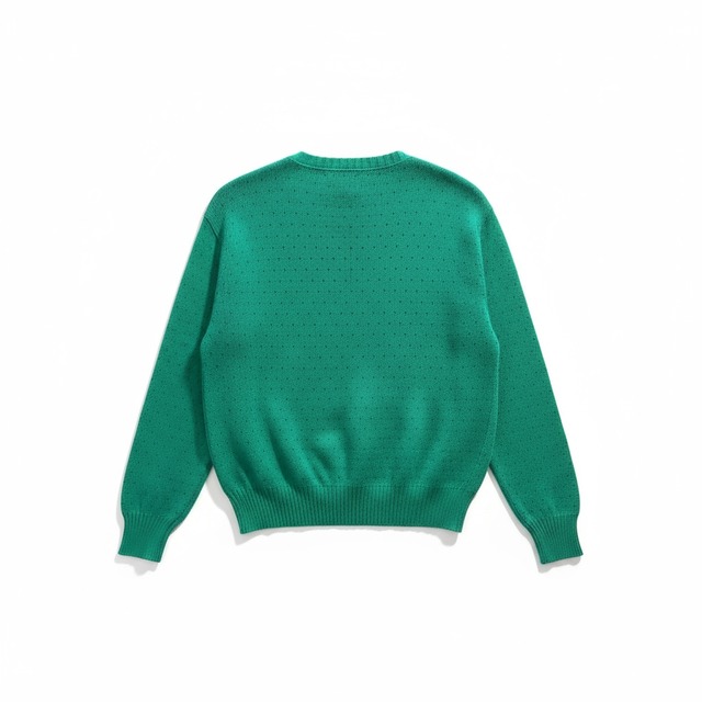 90s lands end birdseye cardigan